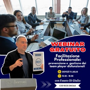 REX Webinar  <br /> Prevenzione egestione dei team player disfunzionali
